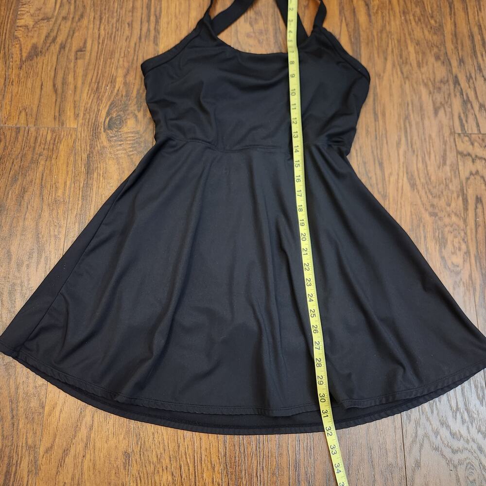 Halara Backless Twisted Active Skort Dress with Pockets - Picture 9 of 9